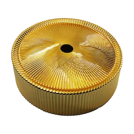 Castello Usa Cowrie 16-inch Bathroom Vessel Sink - Gold CB-VC-5-G18K-16